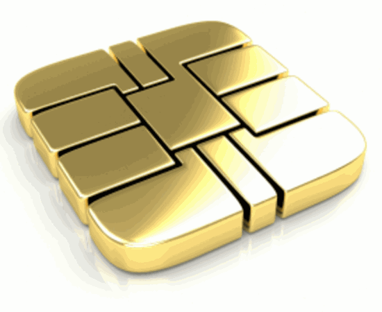 Picture of EMV Chips-Gold